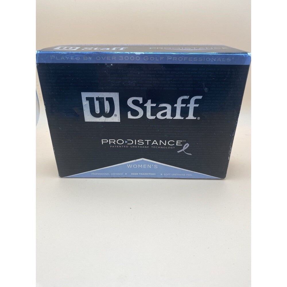 Wilson Staff Pro Distance Women’s Golf Balls – 1 Dozen New (Box Wear)